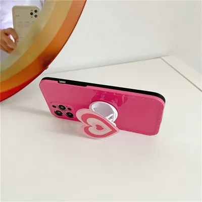 غطاء هاتف بحزام الحب من نوع Polka Dot