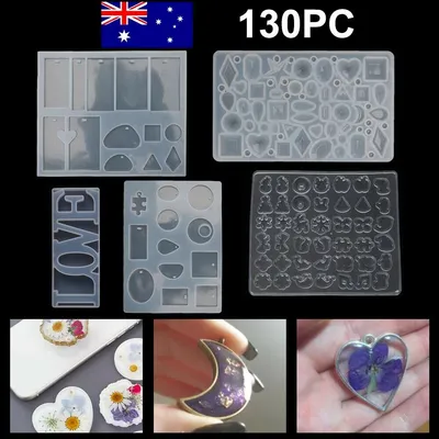 Silicone Earring Pendant Mold Necklace Jewelry Resin Mould Casting Craft Tool