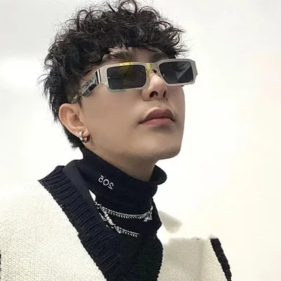 Men's And Women's Fashion Retro Punk Rectangular Sunglasses