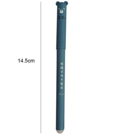 Cartoon erasable easy erasing magic friction gel pen 0.35mm