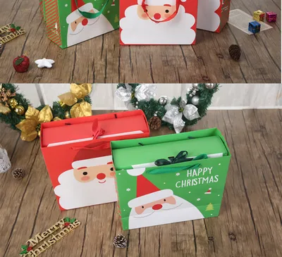 Christmas packing night gift tote bag gift bag box