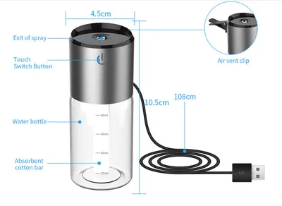 Automobile aromatherapy humidifier