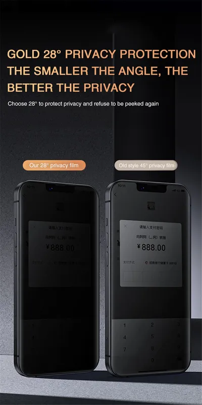 Mobile Phone Anti-peeping Tempered Film