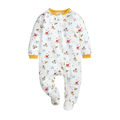 Baby two-way zipper bodysuit