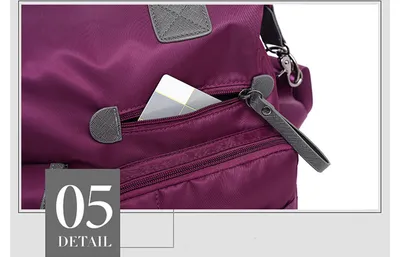 Large Capacity Multi-pocket Shoulder Bag For Women Nylon Waterproof Handbags Female Casual Commuting Messenger Crossbody Bags