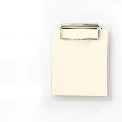 Creative Cowhide Color Board Clip Sticky Note For Students Can Tear N Times