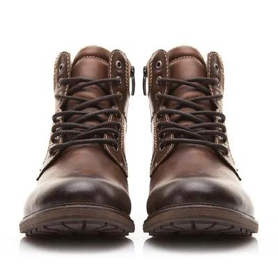 High-top Cotton Men's Tooling Snow Boots