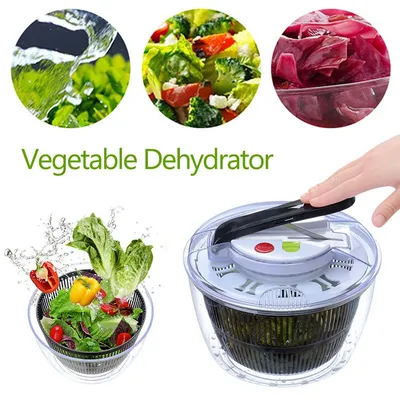 Useful Vegetables Fruits Dryer Salad Spinner Fruit Wash Clean Basket Storage Drying Machine Kitchen Tools Vegetable Dehydrator