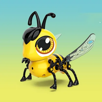 Touch-sensing Assembled Bee Toy Light And Music