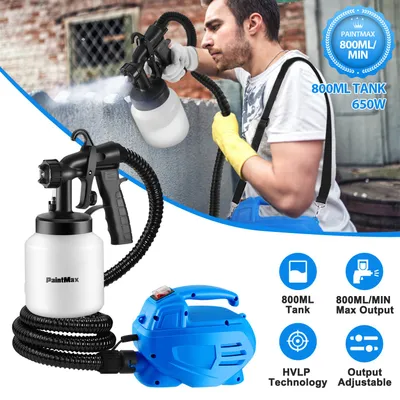800ML Paint Spray Painter For Spring 650W Paint Sprayer Machine 800ML Per Min Output
