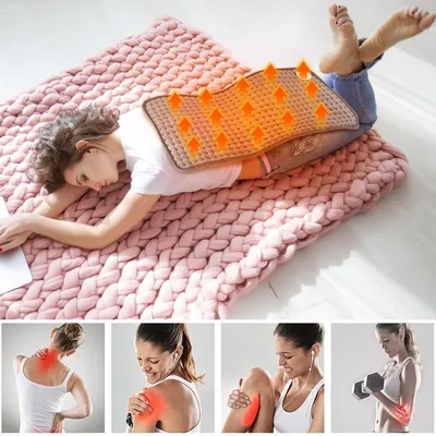 Cozy 10 Level Heating Pad Electric Warming Blanket For Body, Waist,  Lap, Back, Shoulders, And Abdomen, Fast Heat Throw With Adjustable Temperature, Machine Washable For Home, Office, Travel Use