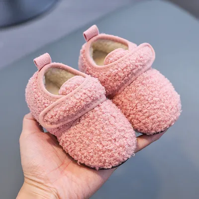 Creative Solid Color Bag Root Non-slip Baby Soft Sole Toddler Shoes