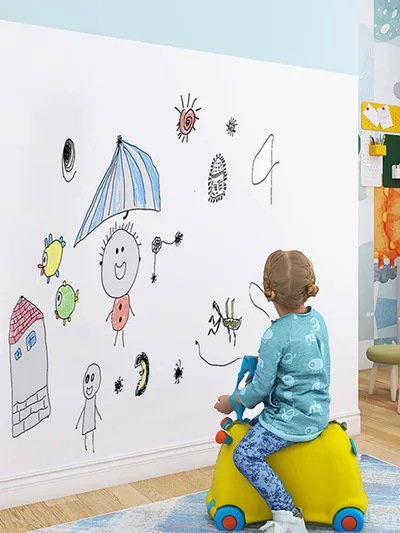 Removable Scratchpad Wall Free Household Children's Room Writing Board Sticker