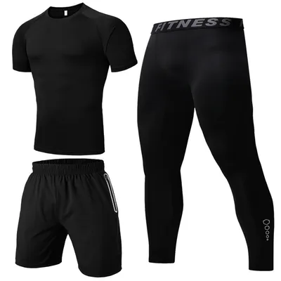 Summer three-piece casual sports suit