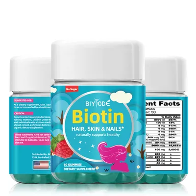 OEM ODM Ready Stock Fast Shipping Biotin Gummies Boost Immunity