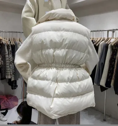 Autumn And Winter Down Cotton Vest Vest Women's Stand Collar Sleeveless