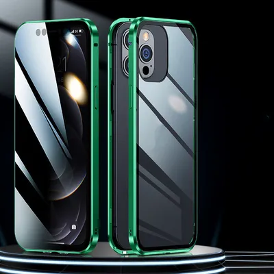 Double Sided Magnetic Glass Phone Case