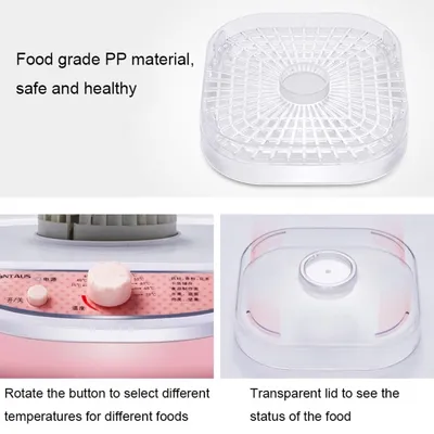 MINI Dried Fruit Vegetables Herb Meat Machine Household Dehydrated 5 Trays Snacks Air Dryer