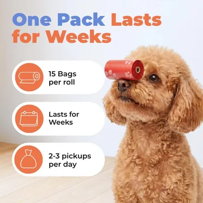 Best Pet Supplies Dog  Bags For Waste Refuse Cleanup Replacements For Outdoor Puppy Walking And Travel Leak Proof And Tear Resistant Thick Plastic  Assorted 150 Bags