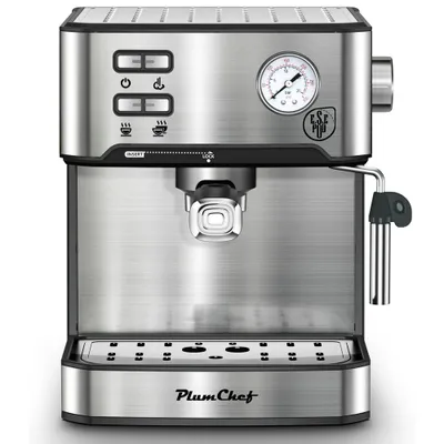 20 Bar Professional Espresso Machine With Milk Frother, Single & Double Shot, ESE Pod Compatible, Pressure Display, Removable Water Tank For Cappuccino, Latte, & Macchiato  Home Barista Edition