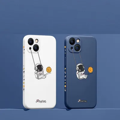 Creative Lens Cartoon Astronaut Phone Case
