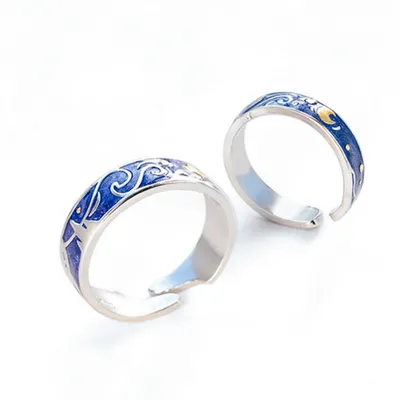 Simple And Adjustable Couple Ring Magnetic Ring