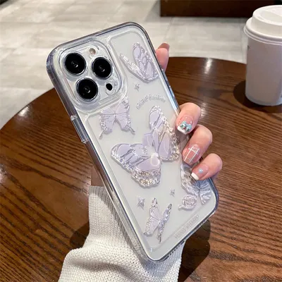 Fashion Simple Butterfly Pattern Phone Case