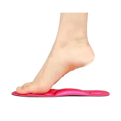 Soft Insole High Heel Shoe Pad Men Women 4D Sport Sponge Pain Relief Insert Cushion Pad Shoe Insoles 1Pair
