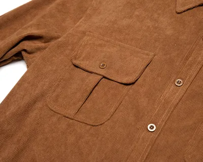 Japanese Corduroy Men's Business Slim Casual Shirt