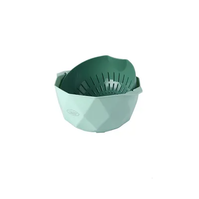 Double-layer Washing Fruit Plate Sink With Handle