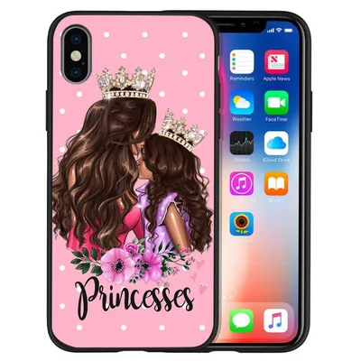 Trendy mother and baby phone case