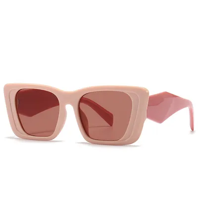 New Women's Fashion Large Frame Square Sunglasses