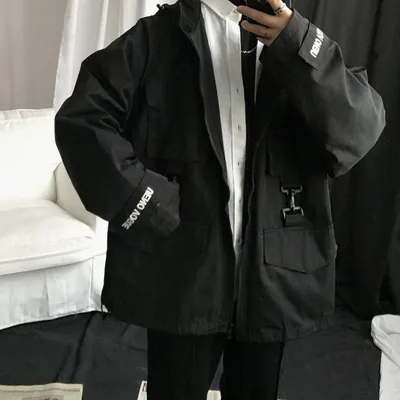 Loose Sporty Hooded Overalls Stylish Handsome And Casual