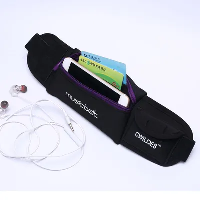 Sports waist bag mobile phone bag belt bag women