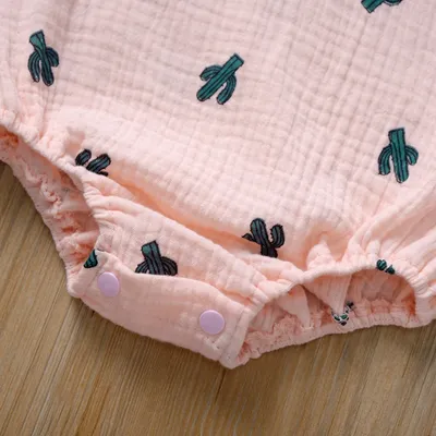 Infant Baby One-Piece Romper Sweat-Absorbent And Breathable Triangle Romper