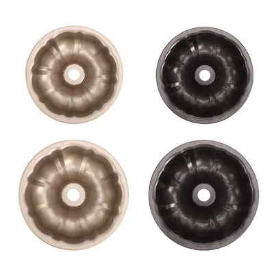 Non-stick Cake Pan Heavy Duty Carbon Steel Fluted Tube Round Cake Baking Pan Pound Cake Pan Buntz Cake Pan Tube Bakeware Cake Mold Baking Mold For Jello Gelatin Chocoflan Flan