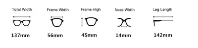 Fashion Presbyopic Glasses Women's Anti Blue Light HD