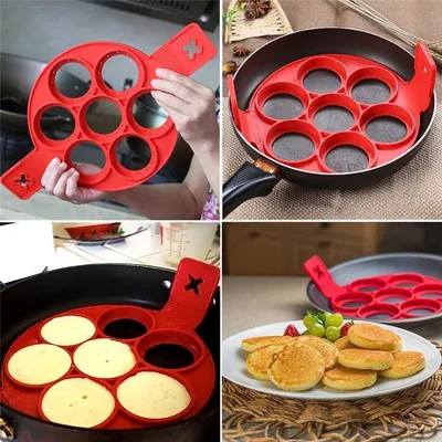 Silicone Non Stick Pancake Egg Mould Kitchen Tools
