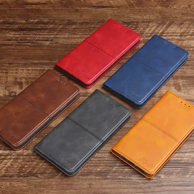 Leather Case, Magnetic Holder Mobile Phone Case
