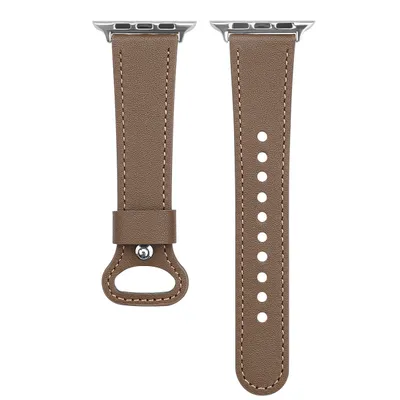 Watch Single Loop Shrinking Leather Strap