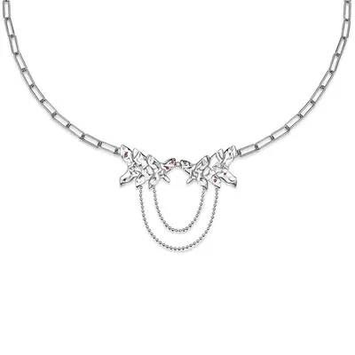 Small Design Sense Butterfly Necklace Women
