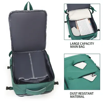 Cross-border Large-capacity Backpacks For Both Men And Women, Multi-functional Luggage Backpacks, Can Be Divided Into Sections For Outdoor Travel And Convenient Trips