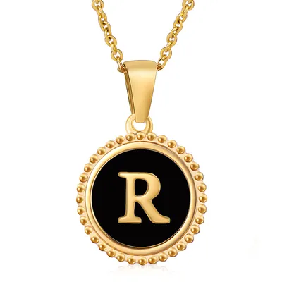 Fashion Stainless Steel Letter Necklace Female
