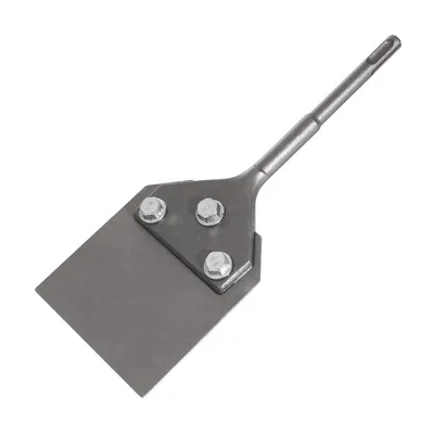 Round Handle Four Pits Chisel House Decoration Floor Shovel Chisel Shovel Tile Floor Cleaning
