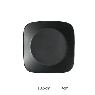 Ceramic Matte Square Steak Plate