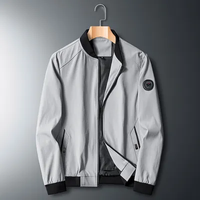 Plus Size Jacket Men's Spring And Autumn Baseball Uniform