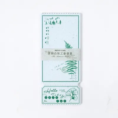 Retro Tearable Message Note Book Letterpress Craft Note Paper