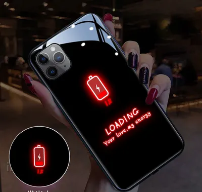 Incoming Call Flashing Luminous Phone Case