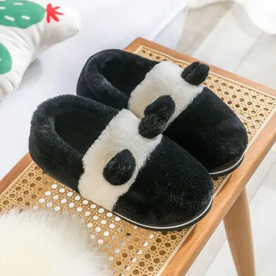 Home Thick-soled Couple Cute Indoor Household Bag With Plush Confinement Warm Cotton Shoes