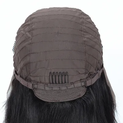 Lace real human hair wig headgear